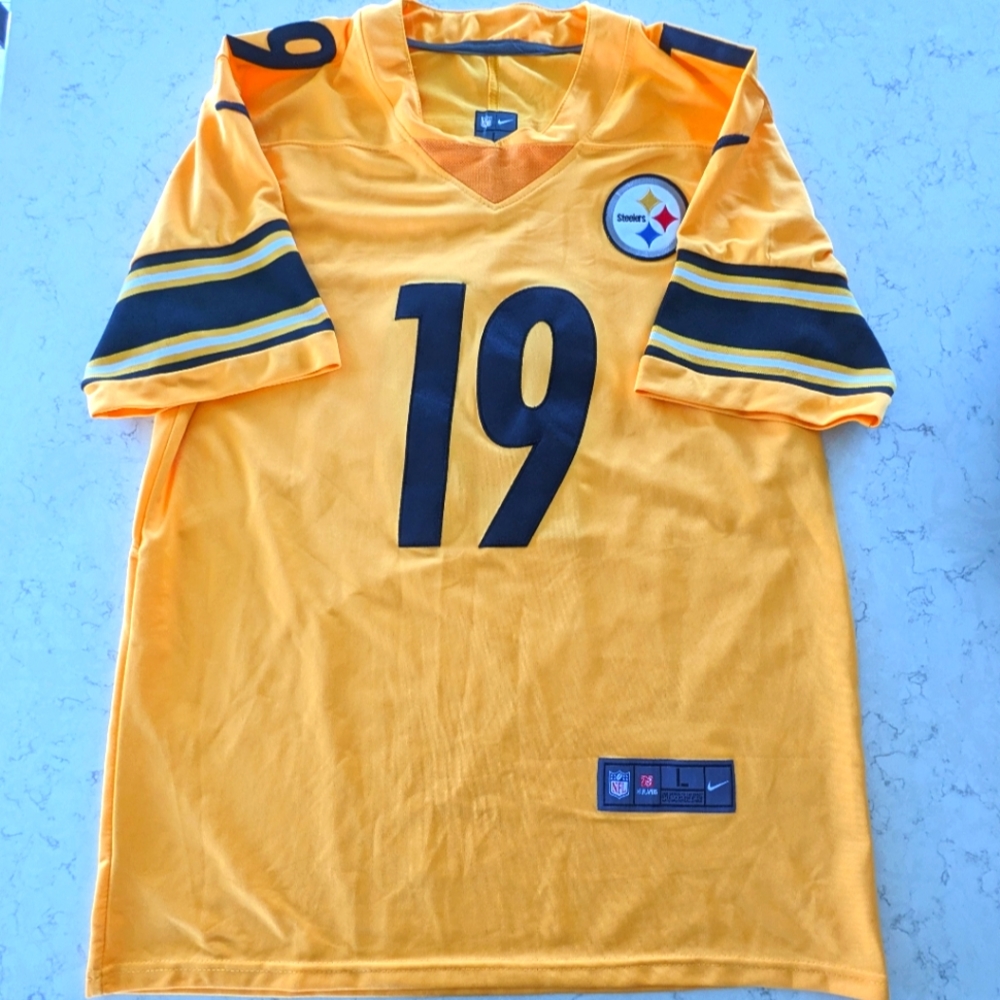 Men JuJu Smith-Schuster Pittsburgh Steelers Gold Jersey